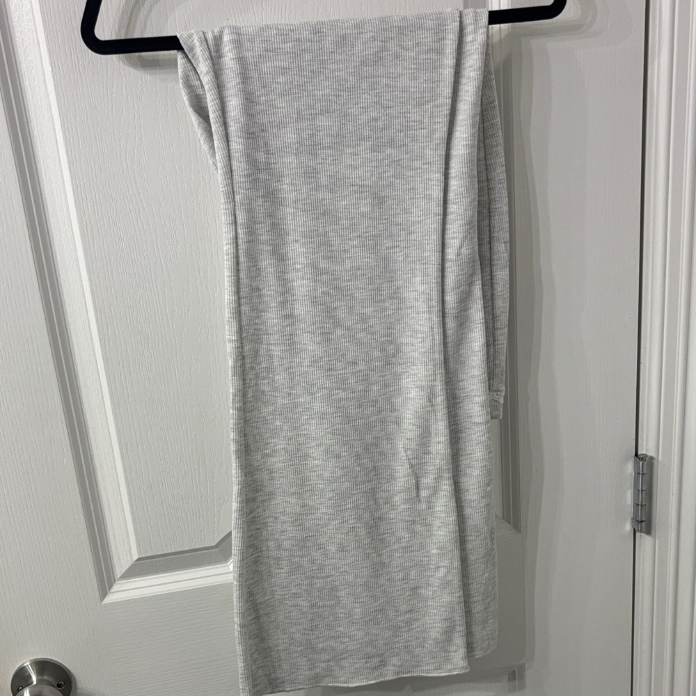 Cotton On Soft skims inspired Gray Waffle Flare Lounge Pants XL NWOT
